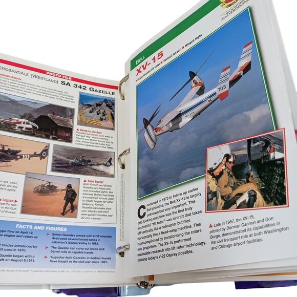 1998 Aircraft of World The Complete Guide Book Binder Helicopter Warplane 3 & 4 - Picture 9 of 15